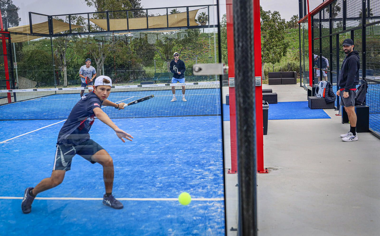 Padel courts at 40Forty Padel Club in Mauldin, SC
