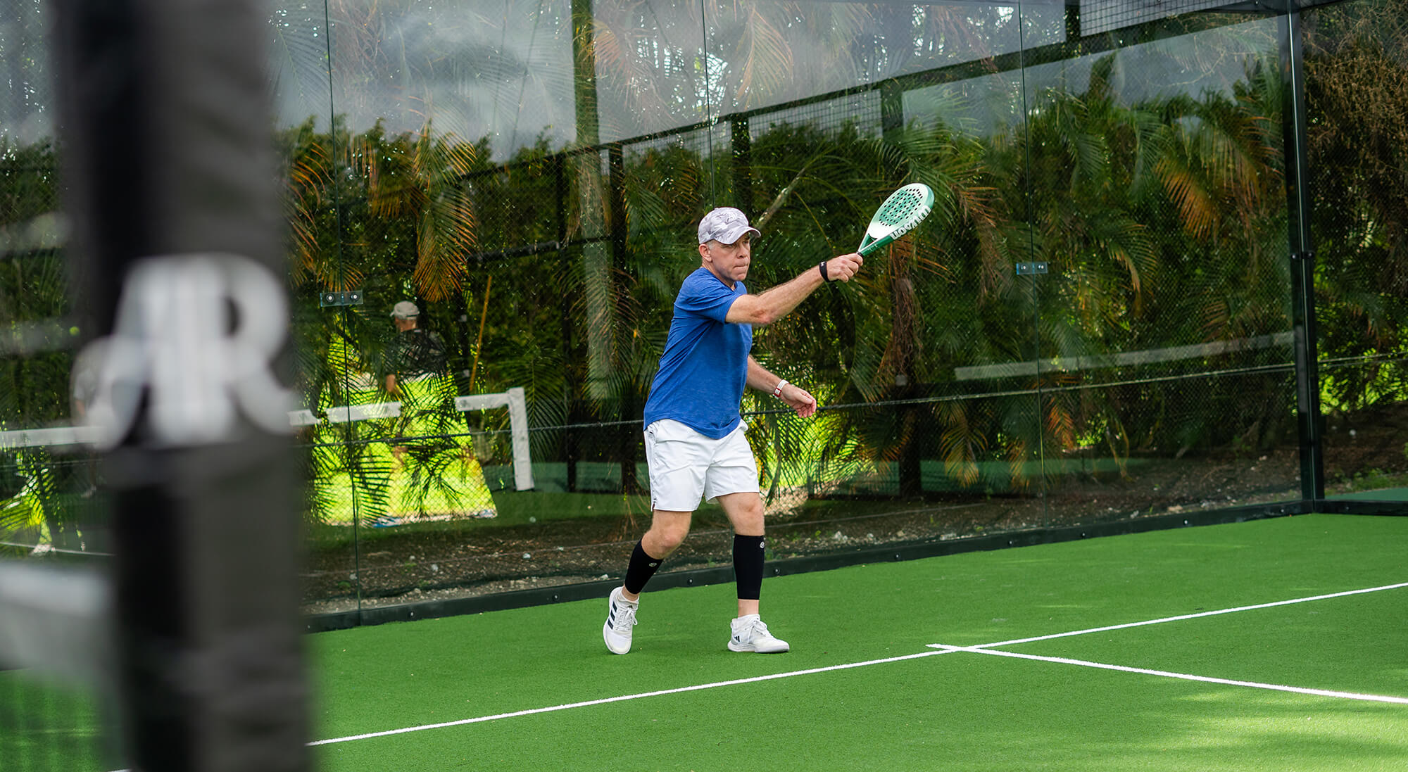 Padel courts at Addison Reserve Country Club in Delray Beach, FL