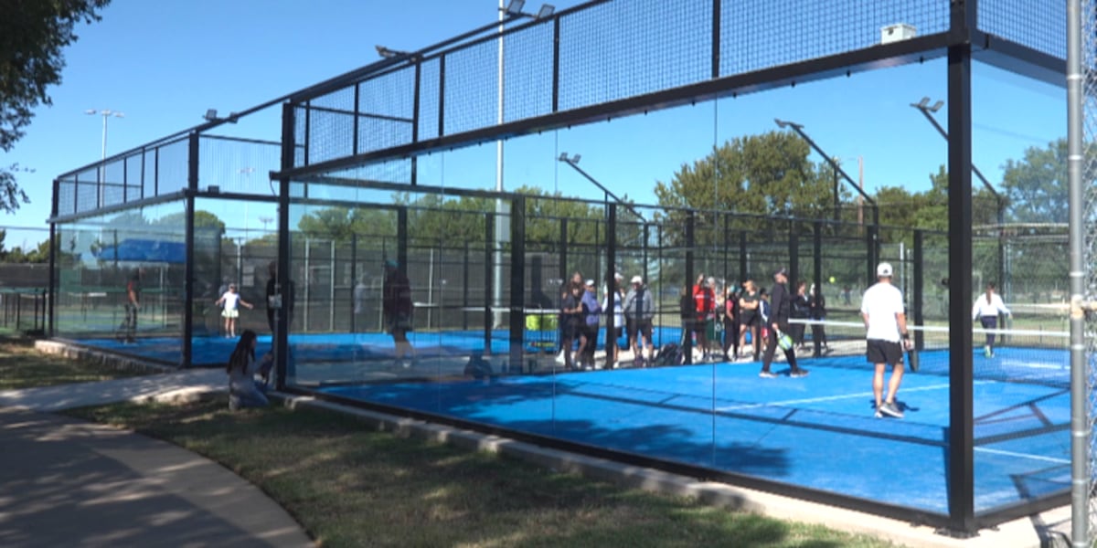 Padel courts at Amarillo National Tennis Center in Amarillo, TX