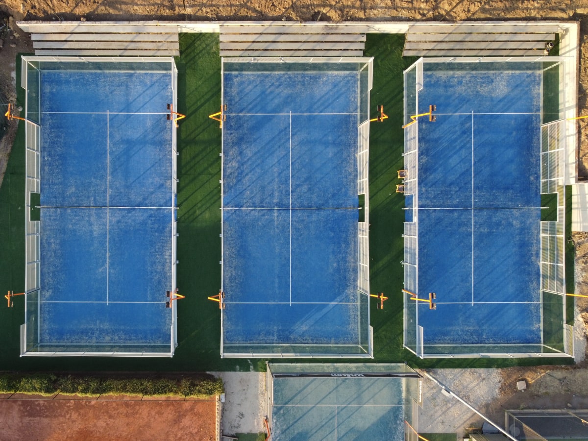 Padel courts at Arena Sports Hialeah in Hialeah, FL