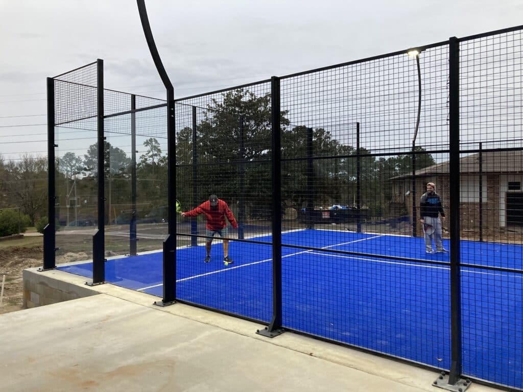 Padel courts at Columbia Racquet Club in Columbia, SC