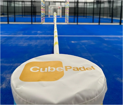 Padel courts at Cube Padel Houston in Houston, TX