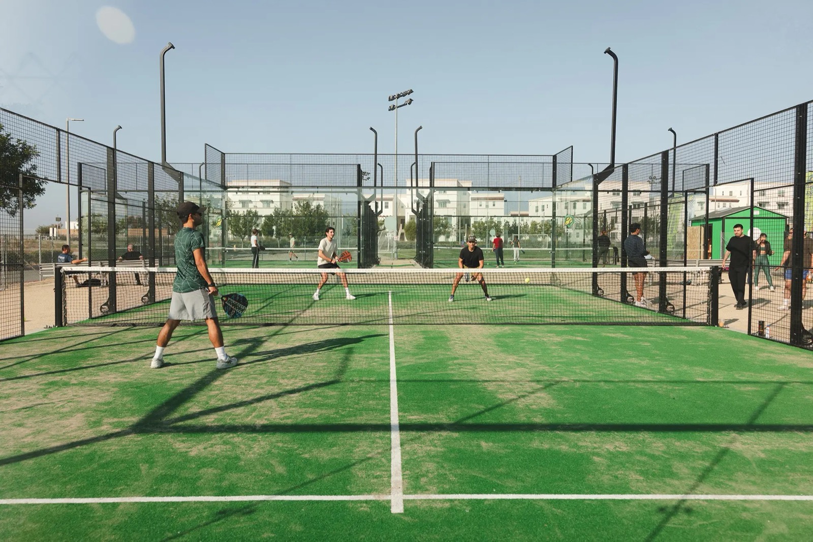Padel courts at ESL Padel in Chula Vista, CA