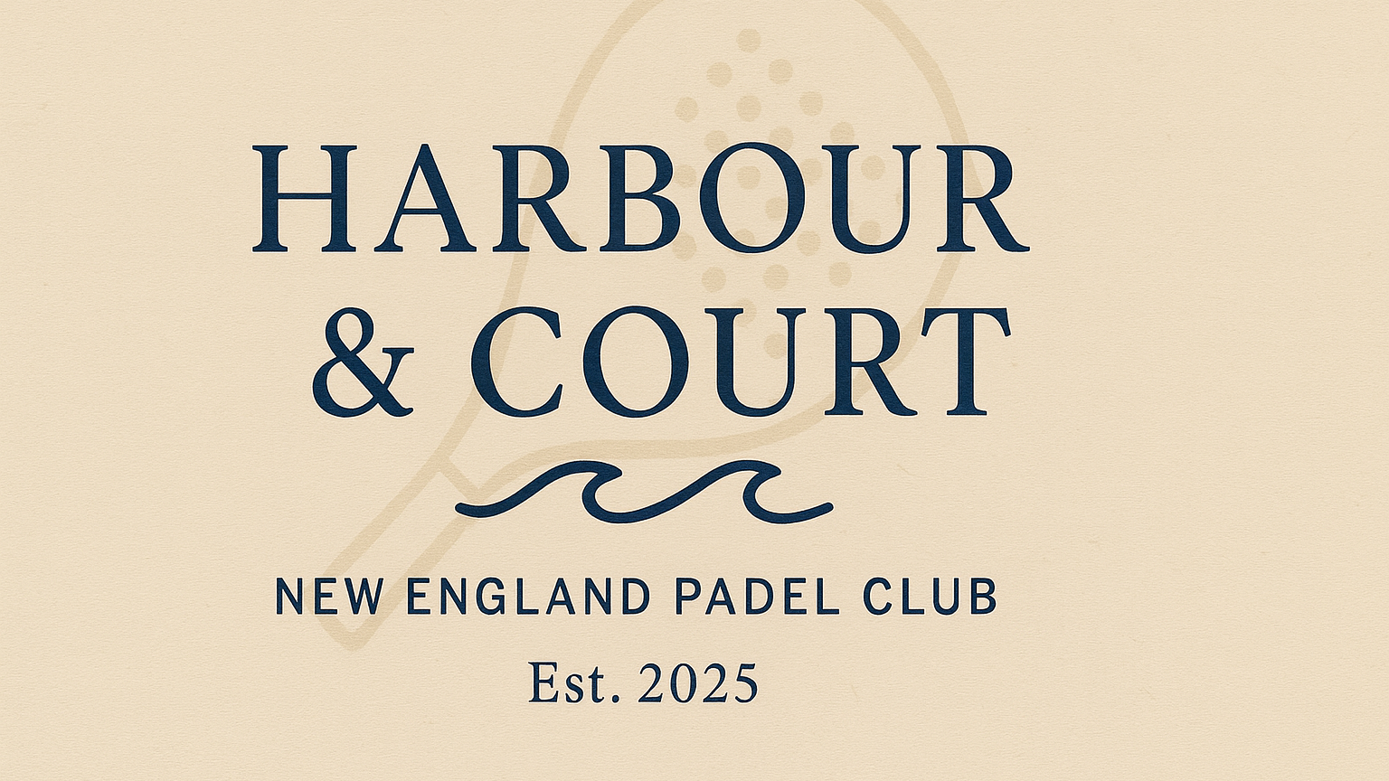 Padel courts at Harbour & Court in New Haven, CT