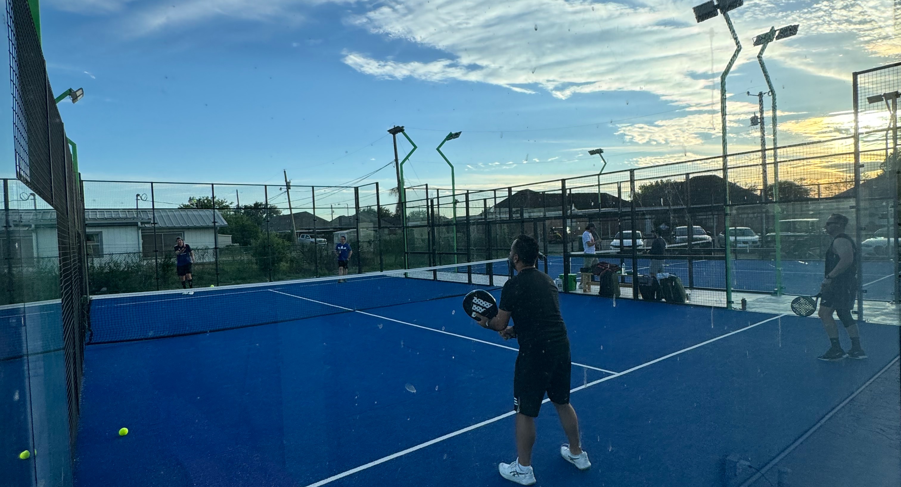 Padel courts at IMGN Park in Mission, TX
