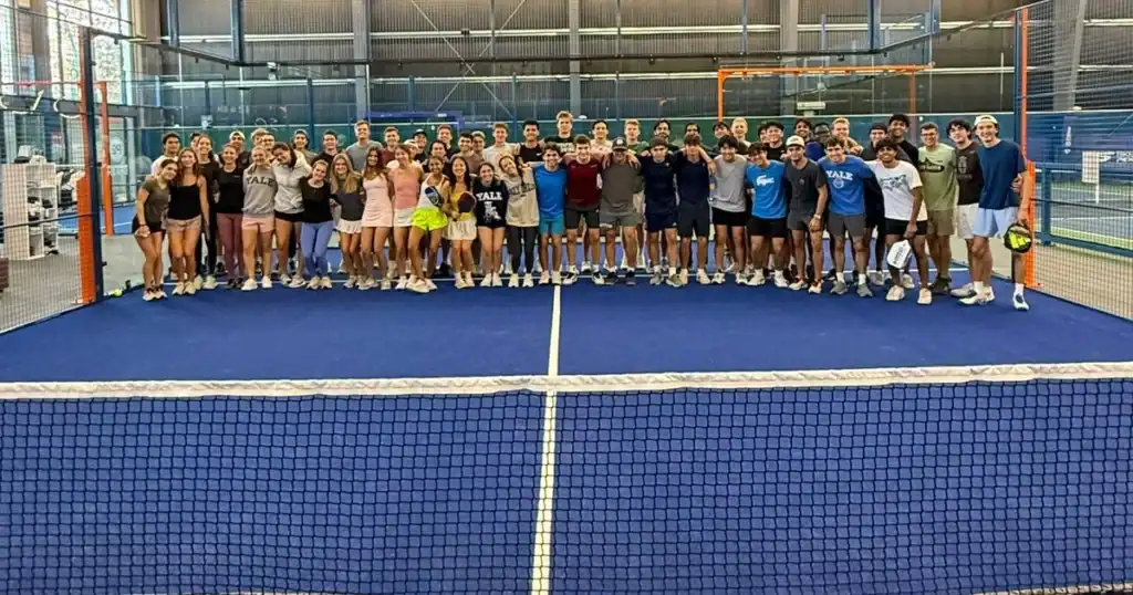 Padel courts at Longhorn Padel in Austin, TX