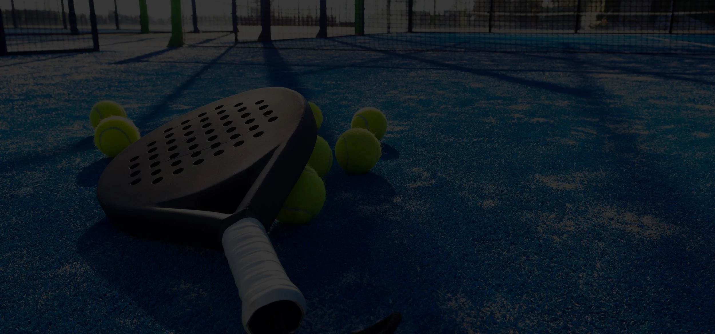 Padel courts at Los Angeles Padel Club in Los Angeles, CA