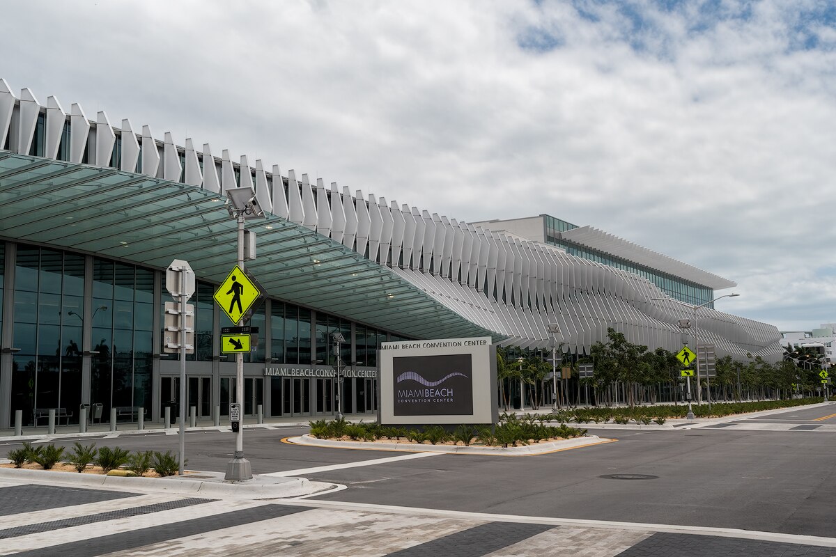Padel courts at Miami Beach Convention Center in Miami Beach, FL