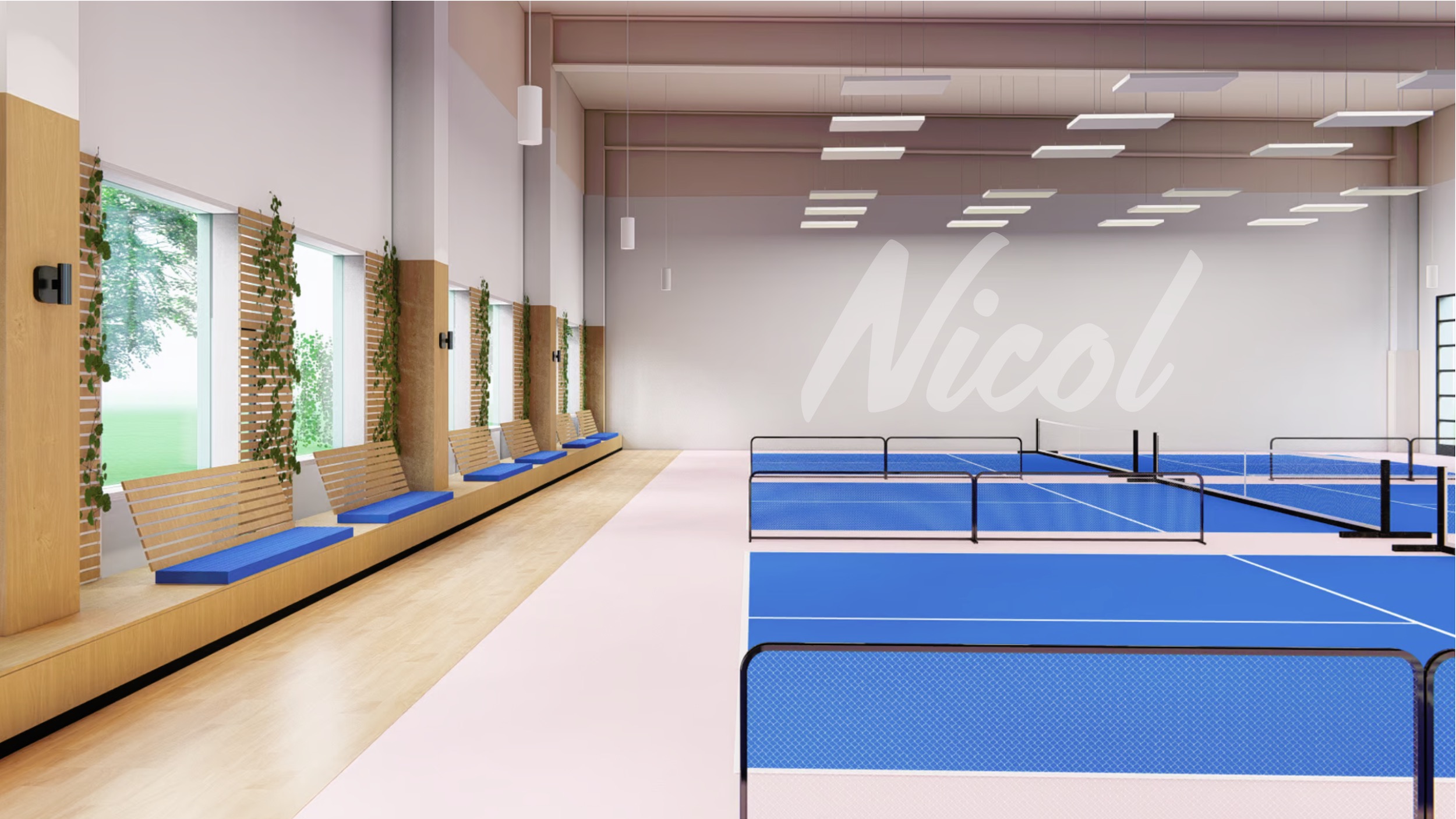 Padel courts at Nicol NJ in Oceanport, NJ