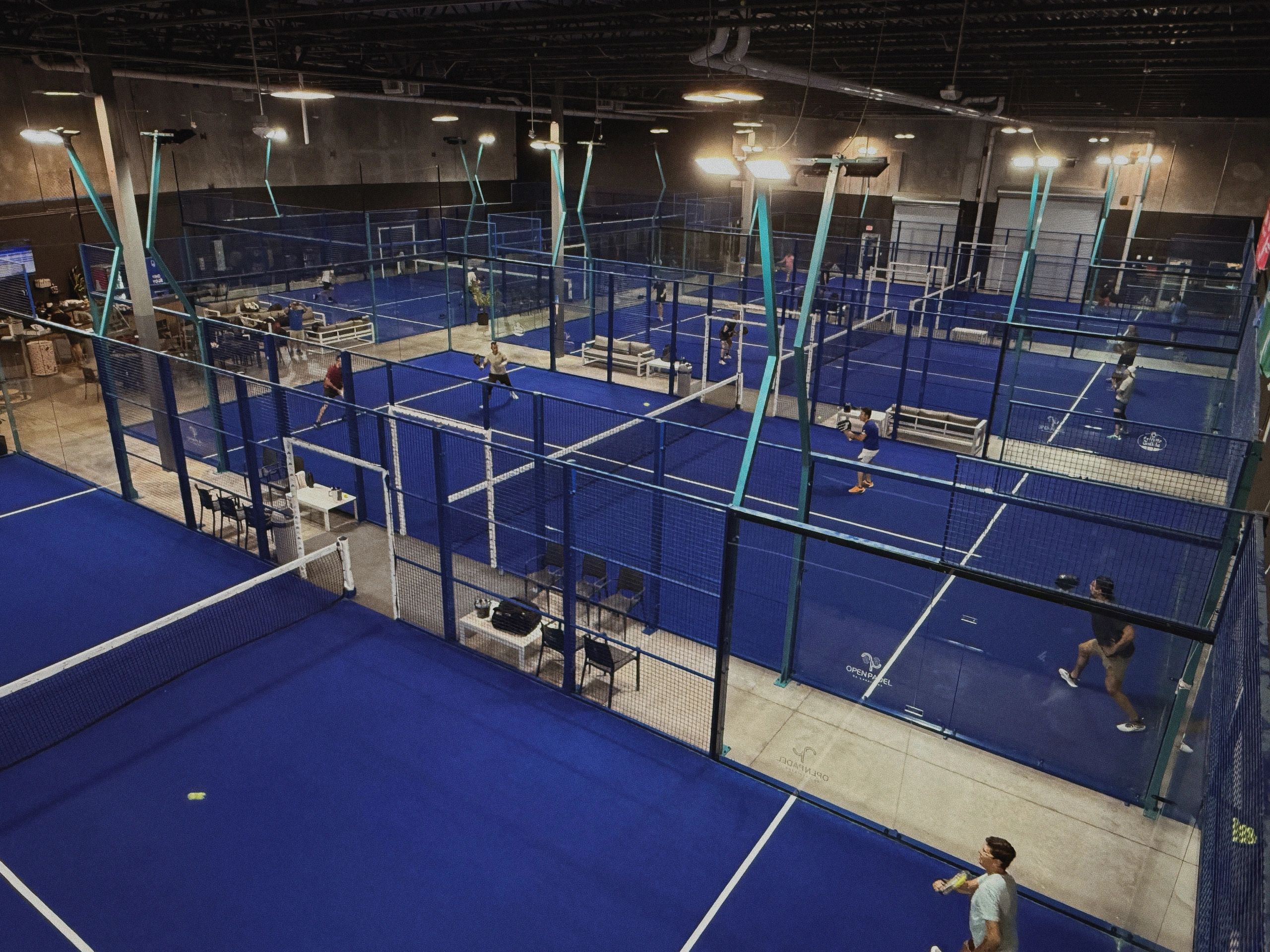 Padel courts at OPEN PADEL CLUB by Lasaigues in Miramar, FL