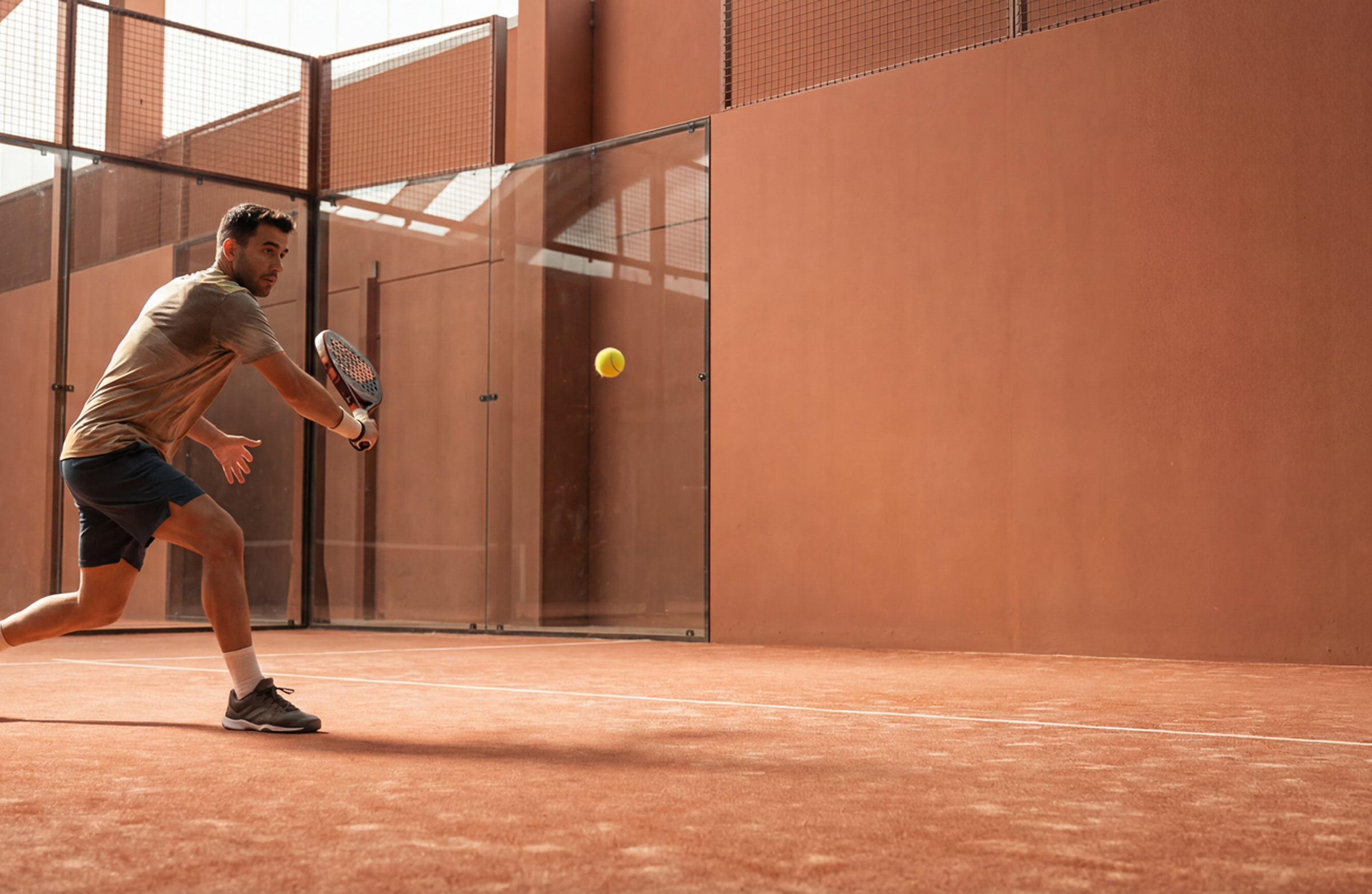 Padel courts at Padel Collective in Austin, TX