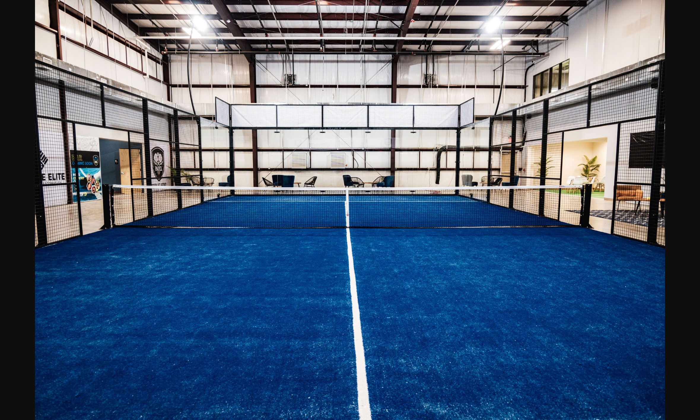 Padel courts at Padel Country Club in Katy, TX