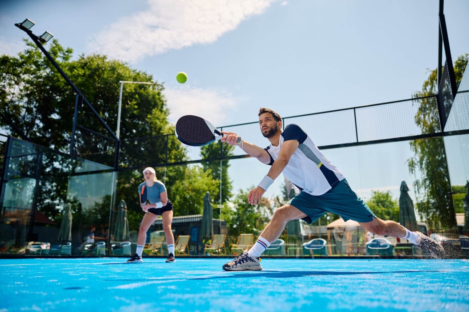 Padel courts at Padel Den in Orem, UT