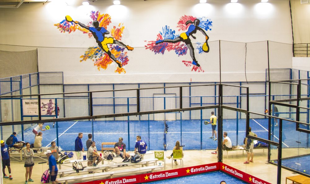 Padel courts at PADEL LIFE & SOCCER in Hallandale Beach, FL