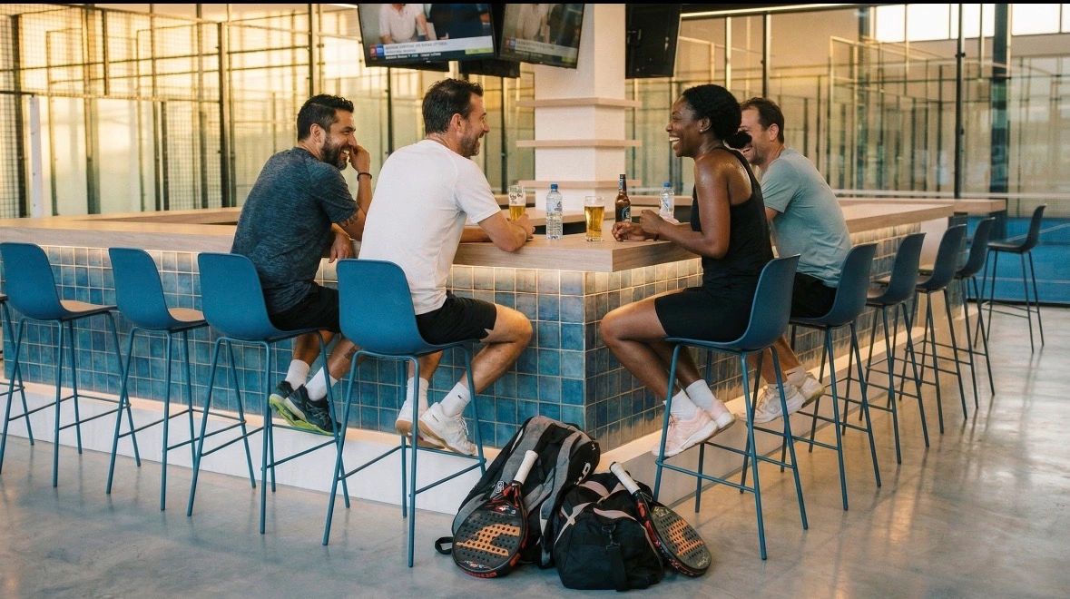 Padel courts at Padel Society in Austin, TX