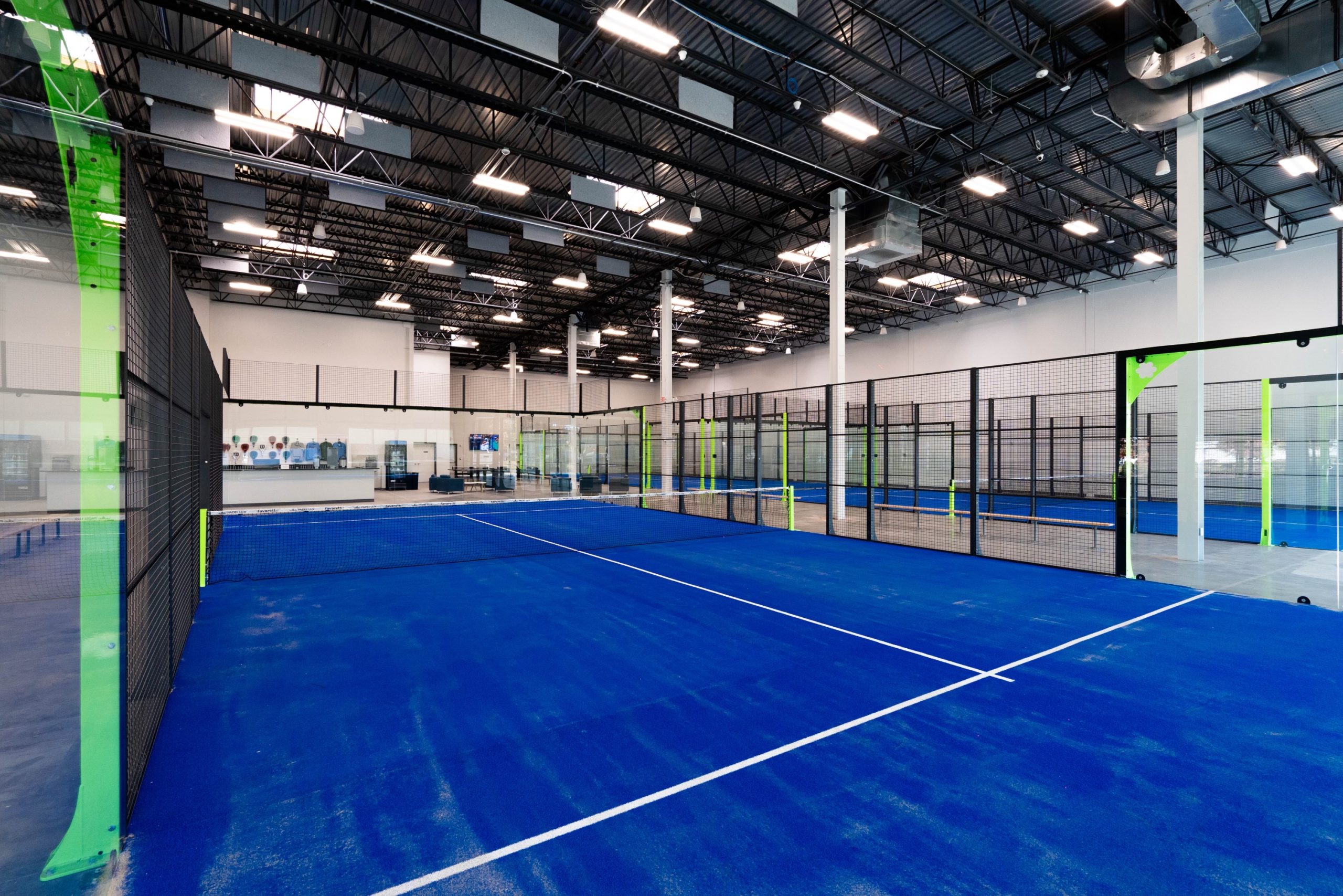 Padel courts at Padel Up in Sterling, VA