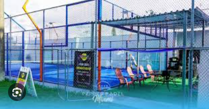 Padel courts at Pepper Padel in North Miami, FL