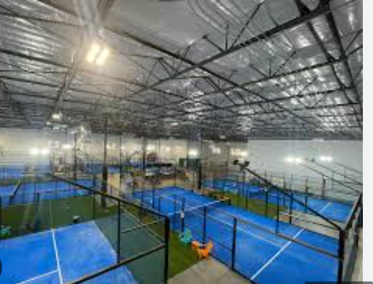 Padel courts at Point Padel Club in Mission, TX