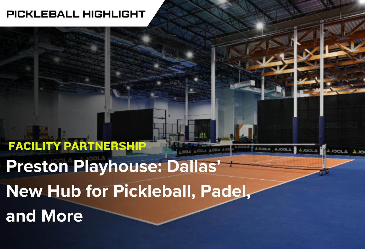 Padel courts at Preston Playhouse in Dallas, TX
