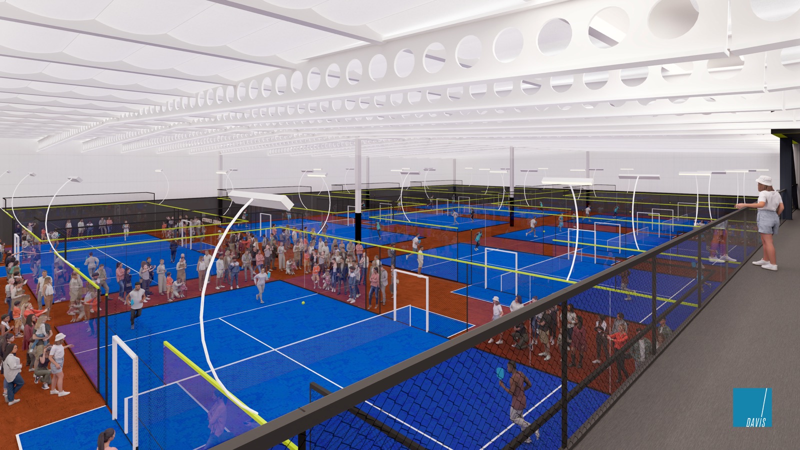 Padel courts at PURE Pickleball & Padel in Scottsdale, AZ