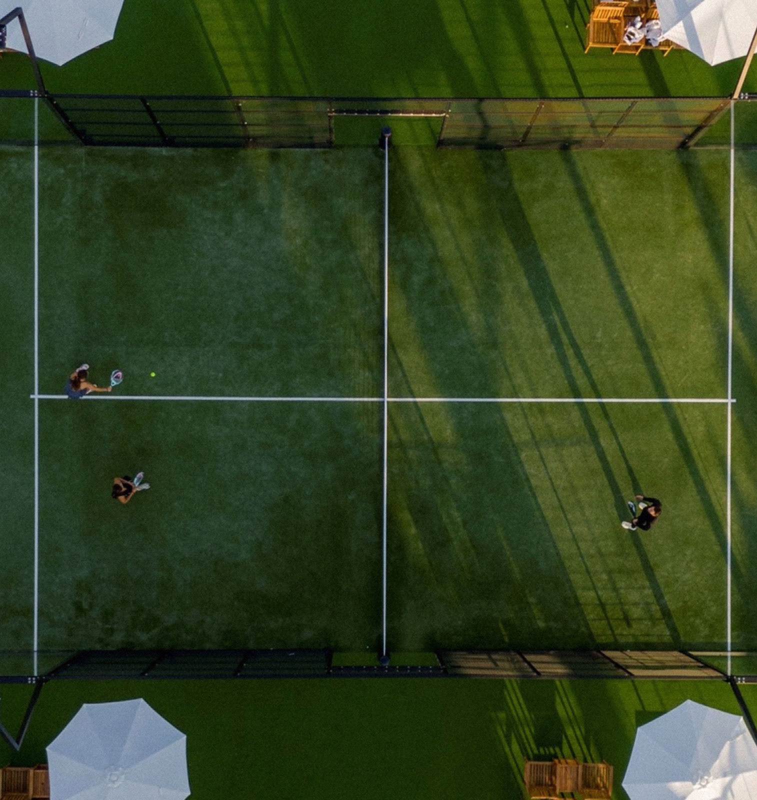 Padel courts at Reserve Courts at The Seagate in Delray Beach, FL