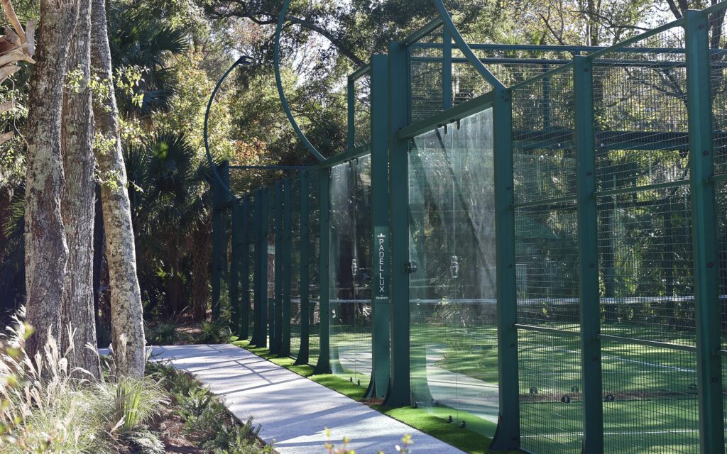 Padel courts at Roy Barth Tennis Center @ Kiawah in Kiawah Island, SC