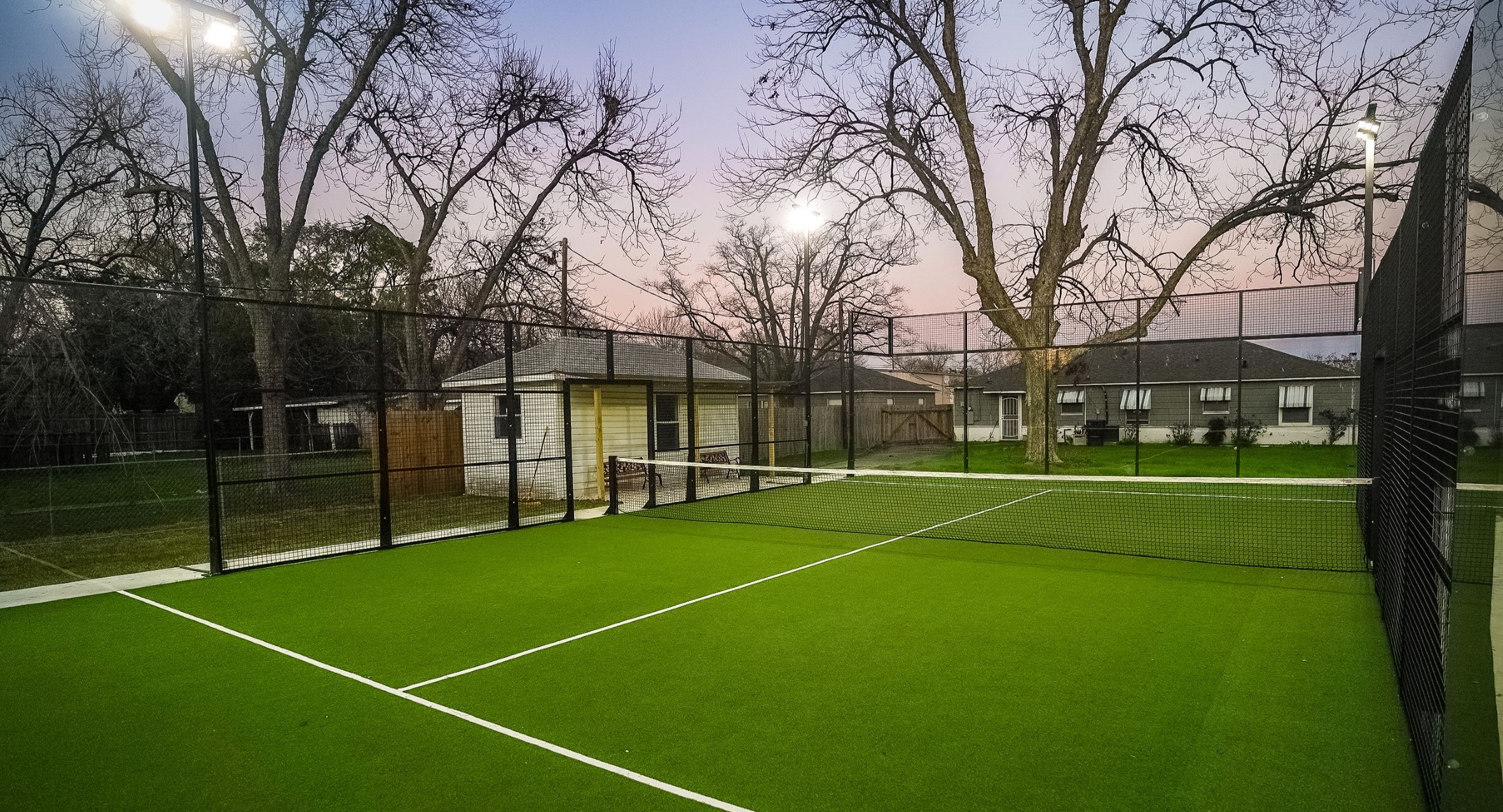 Padel courts at SB Padel Houston in Houston, TX
