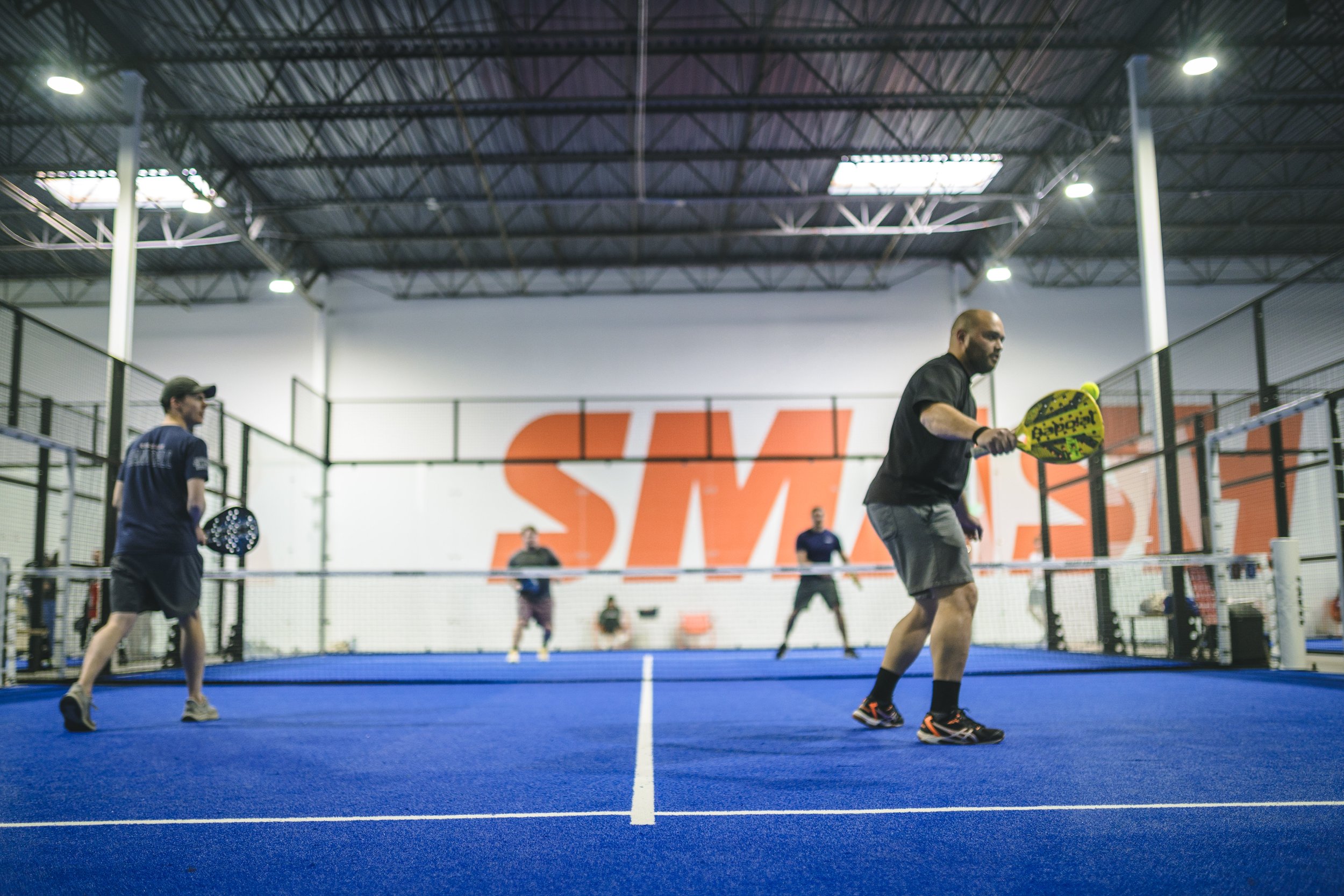 Padel courts at Smash Padel in Boulder, CO