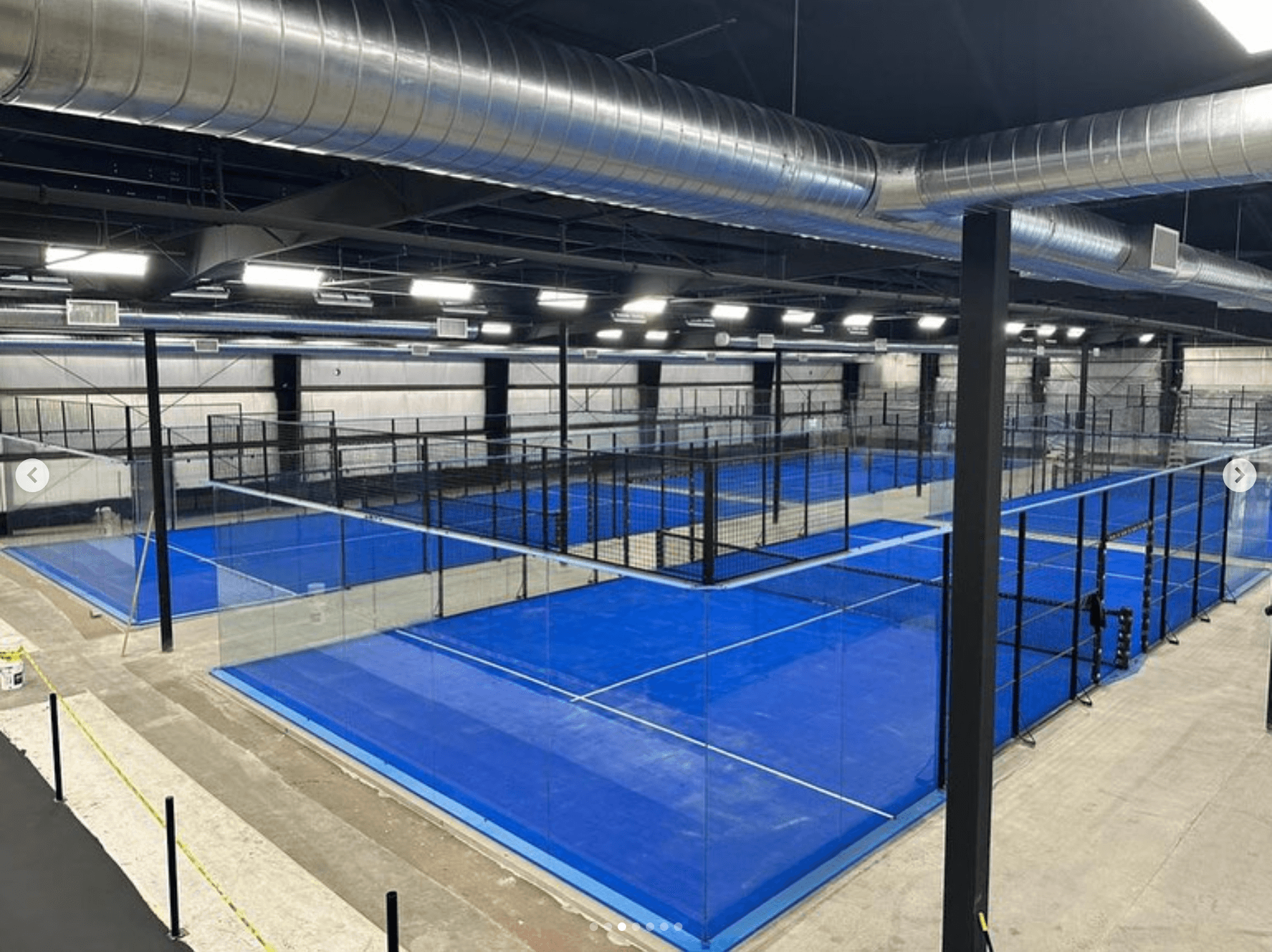 Padel courts at The Sports Haus in Norwalk, CT