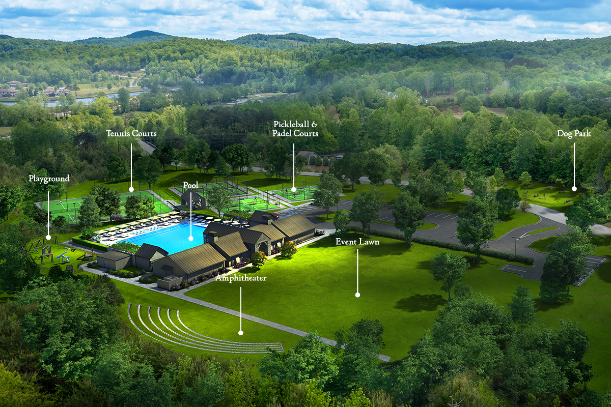 Padel courts at The Cliffs at Mountain Park - Cabin in Marietta, SC