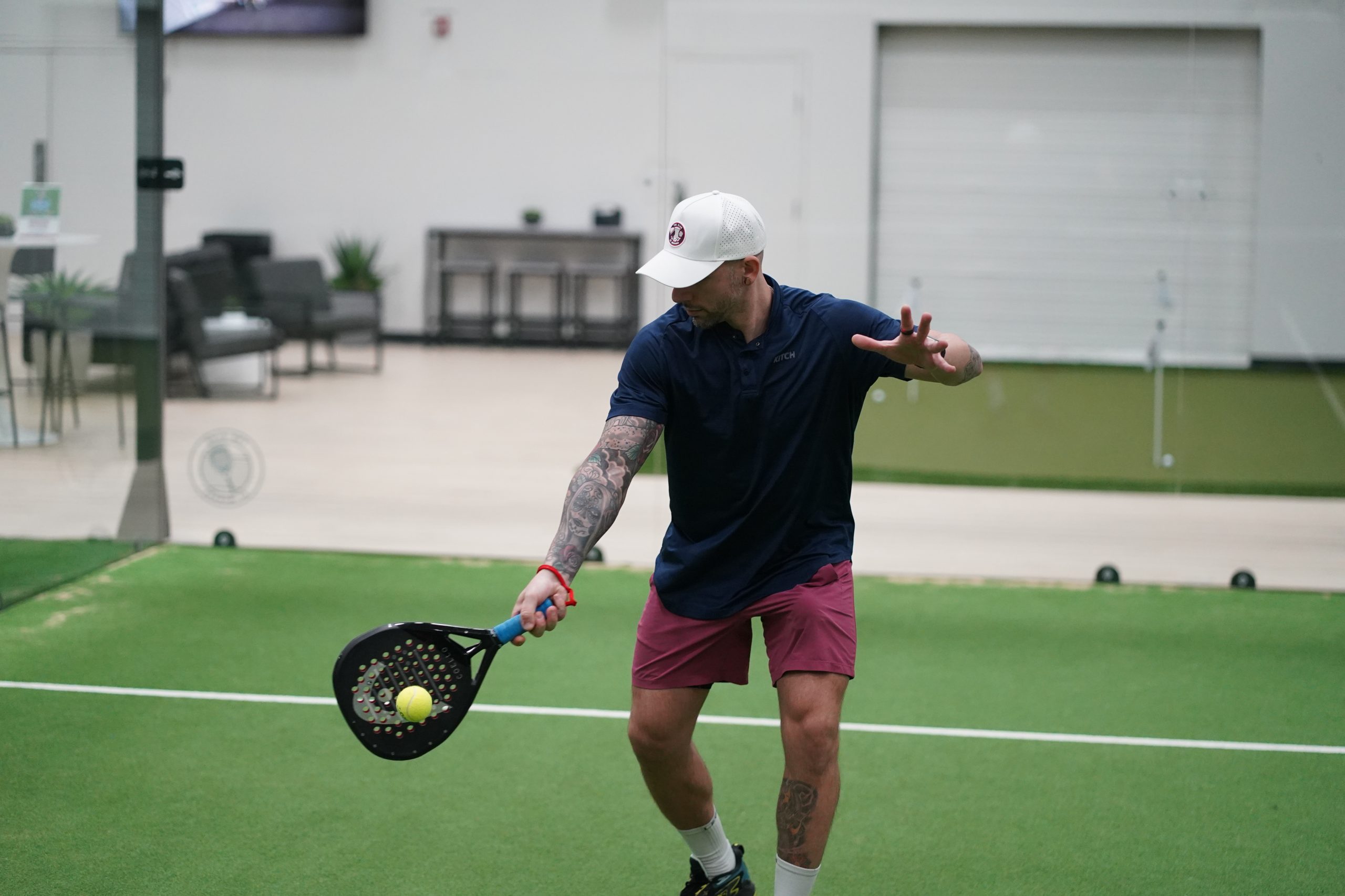 Padel courts at The Club at Monroe in Monroe Township, NJ