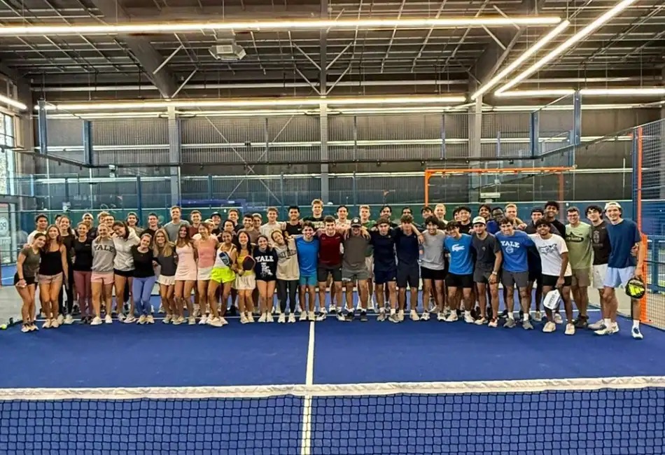 Padel courts at USD Club Padel in San Diego, CA